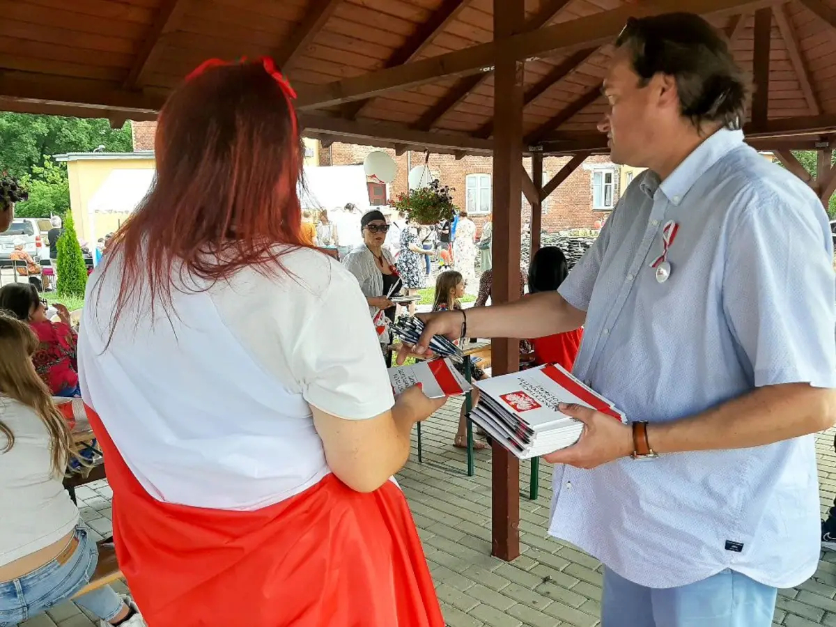 Akcja Tour de Konstytucja w Gromadce