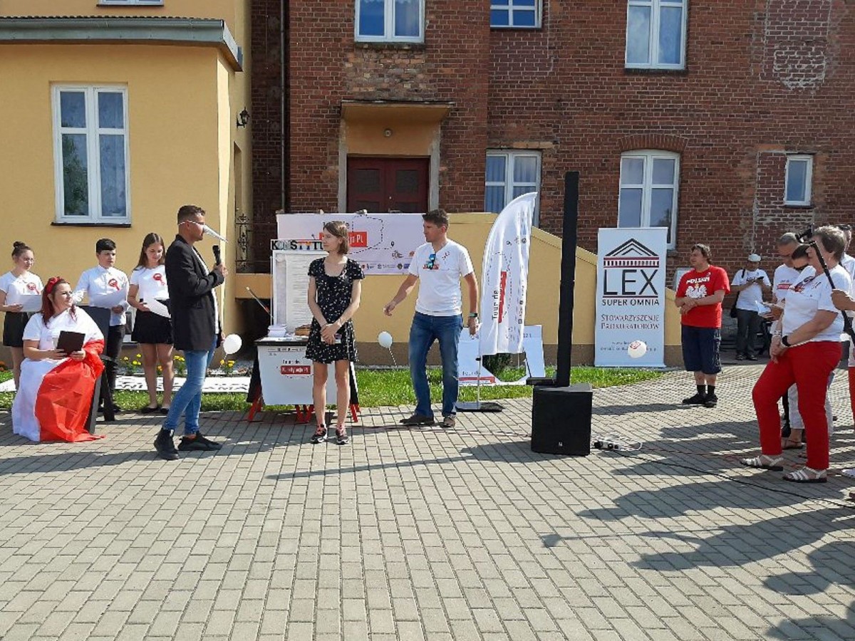 Akcja Tour de Konstytucja w Gromadce