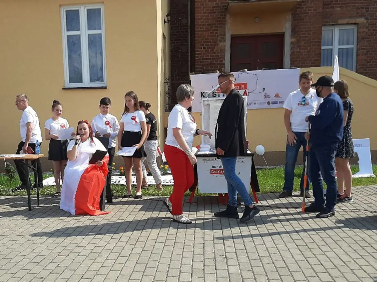 Akcja Tour de Konstytucja w Gromadce