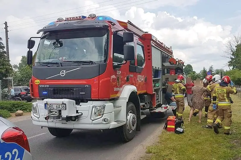 Kolizja w Gromadce