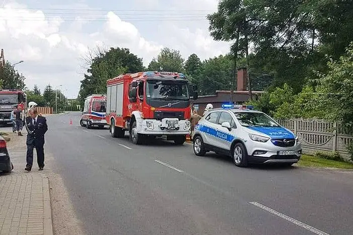 Kolizja w Gromadce