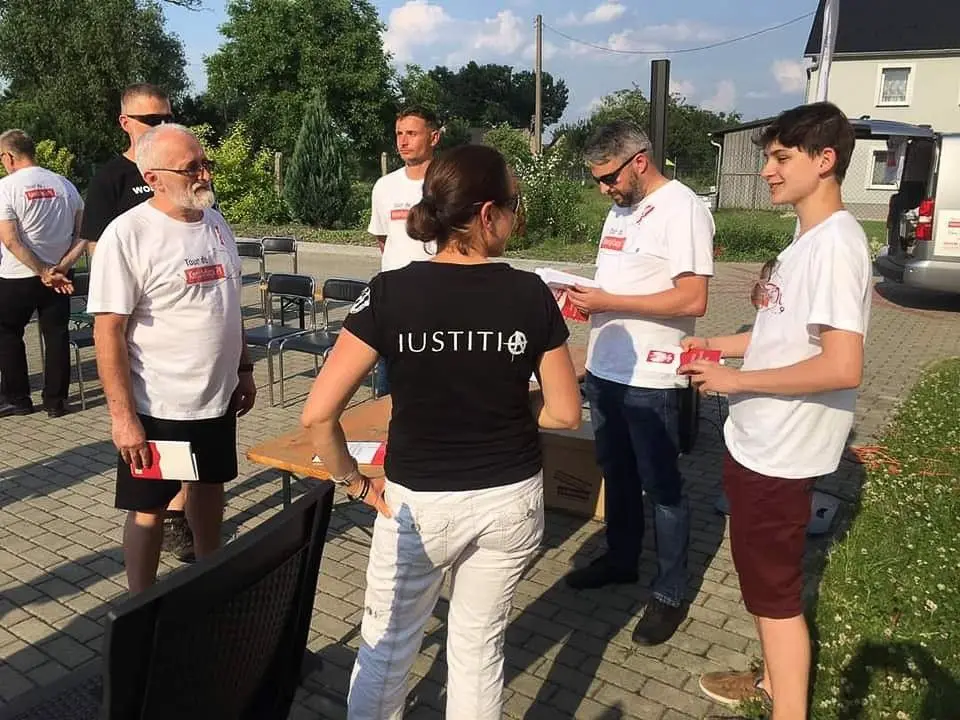 Akcja Tour de Konstytucja w Gromadce