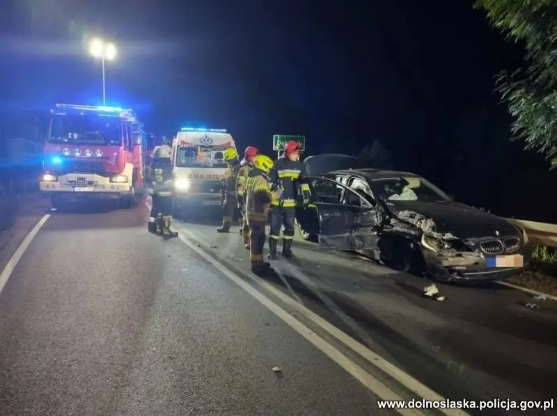 Wypadek w gminie Kamienna Góra