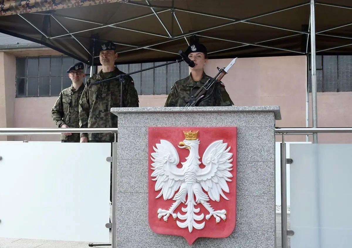 23 Śląski Pułk Artylerii w Bolesławcu: elewi przysięgali