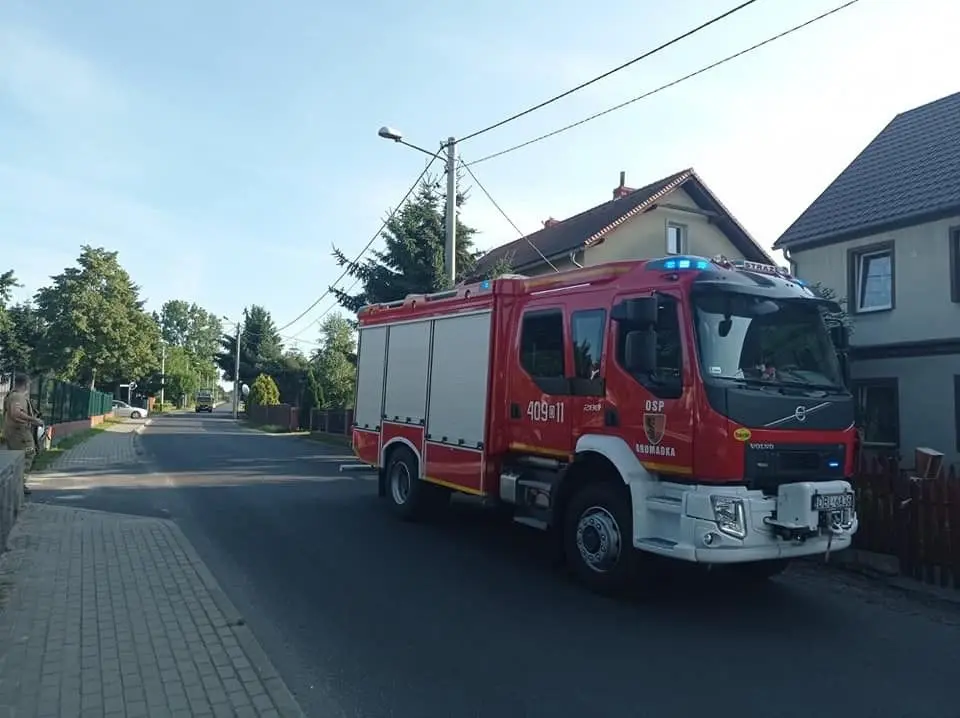 Działania strażaków z OSP Gromadka