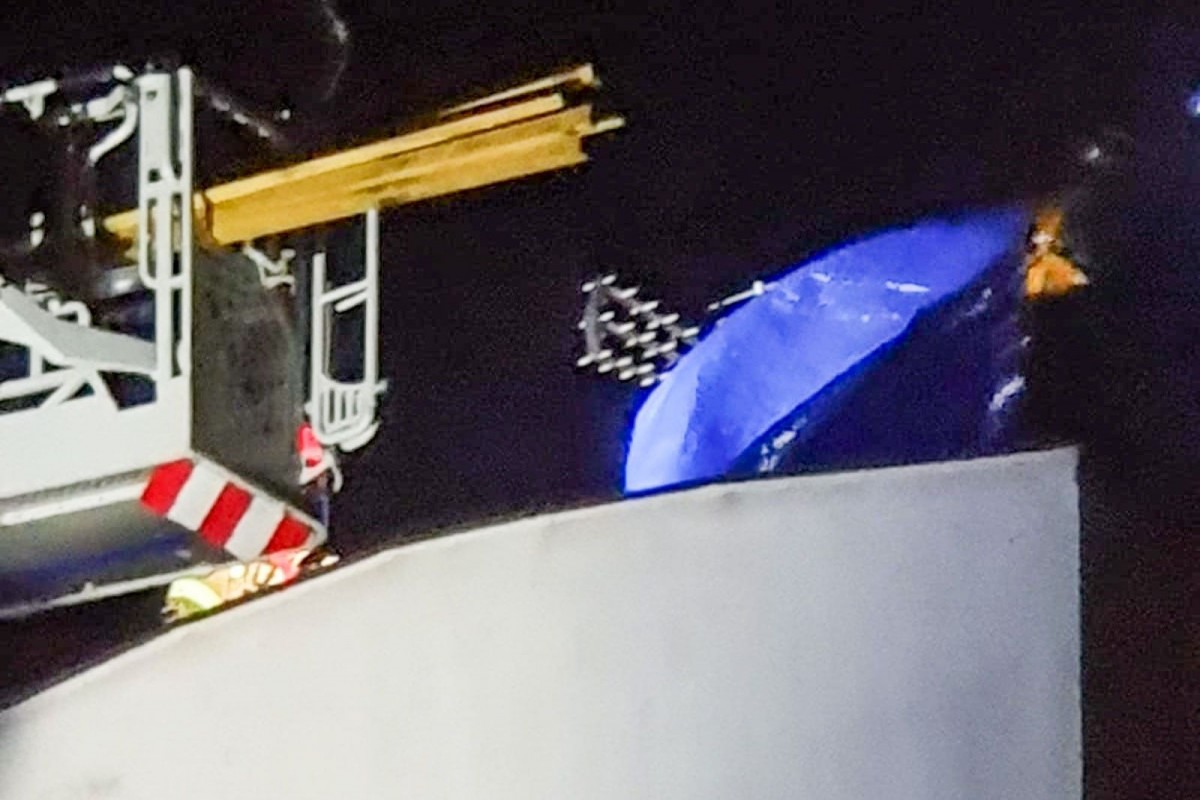 Akcja strażaków przy ulicy Śluzowej w Bolesławce