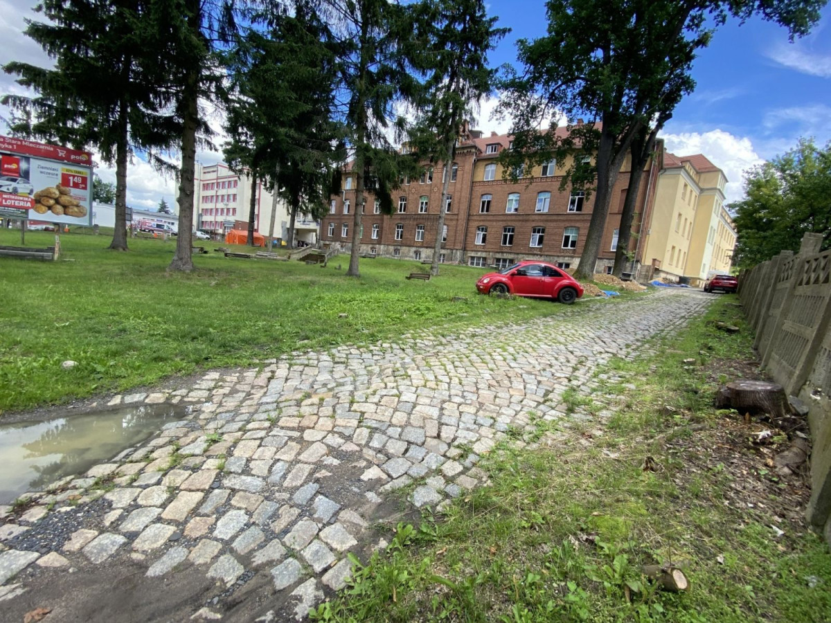 Teren Szpitala Powiatowego w Bolesławcu