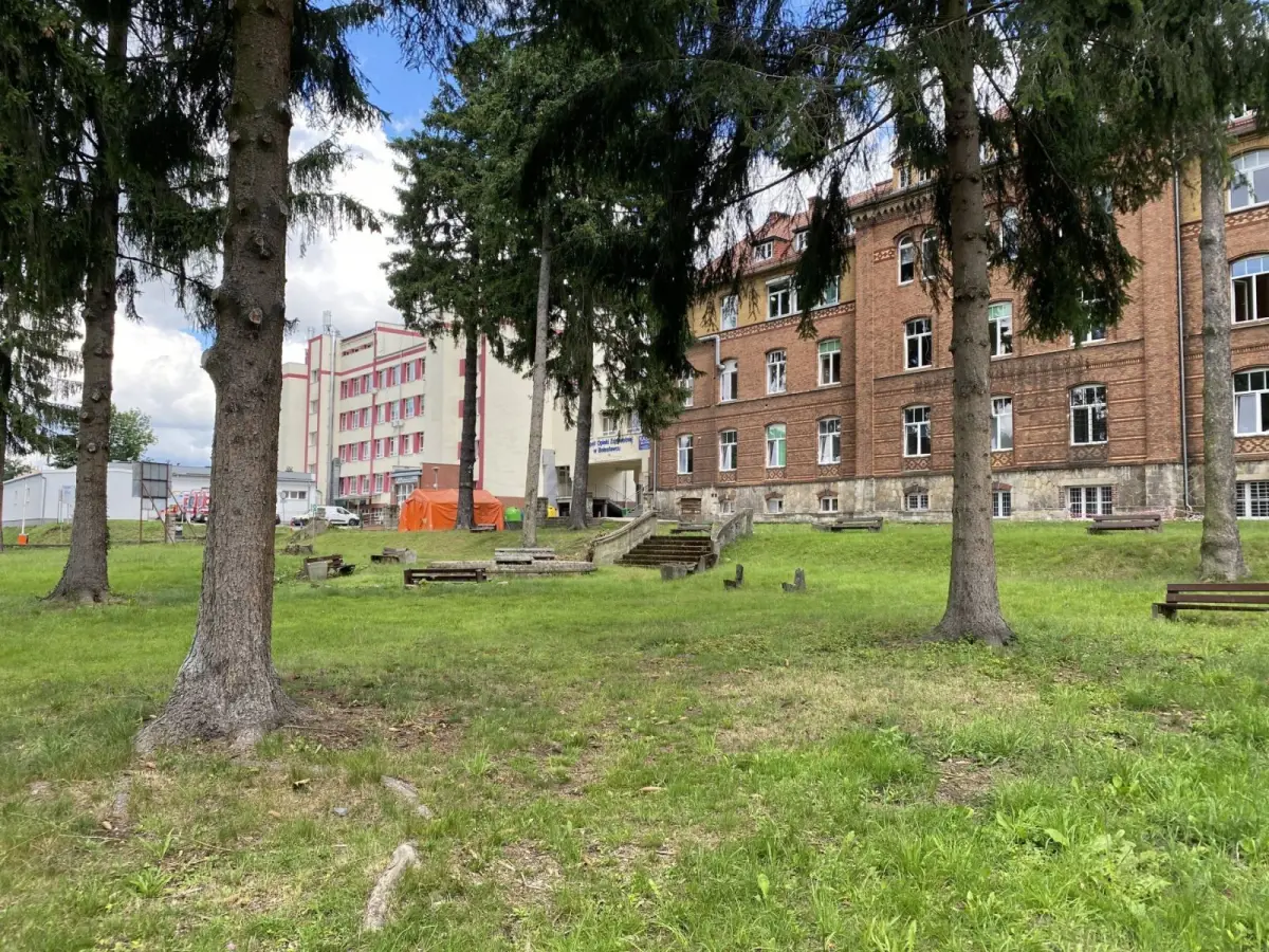 Teren Szpitala Powiatowego w Bolesławcu