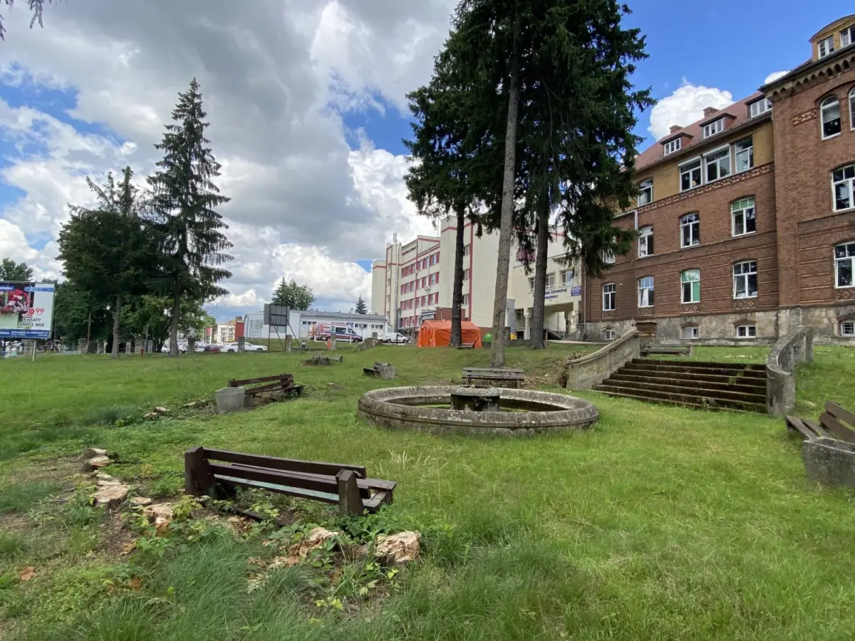 Teren Szpitala Powiatowego w Bolesławcu