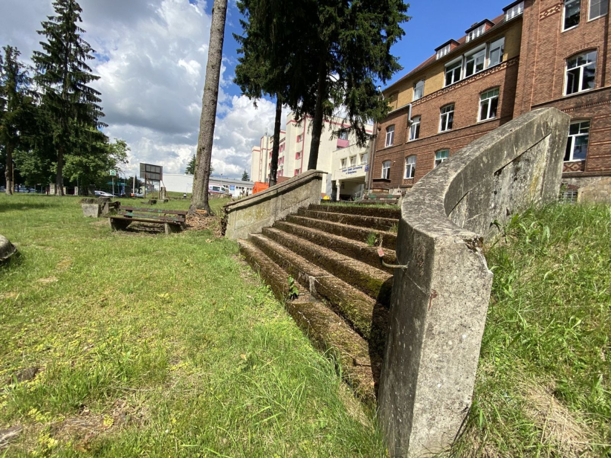 Teren Szpitala Powiatowego w Bolesławcu