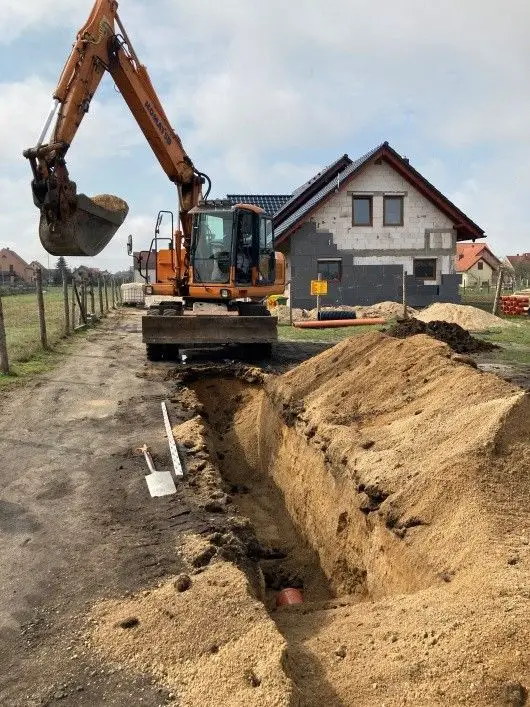 Prace w miejscowości Gromadka