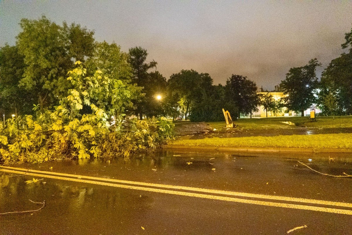 Efekty nawałnicy w powiecie bolesławieckim