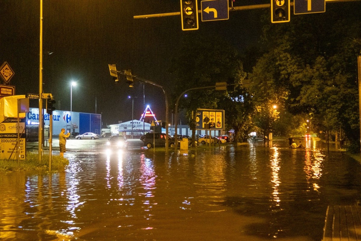 Efekty nawałnicy w powiecie bolesławieckim