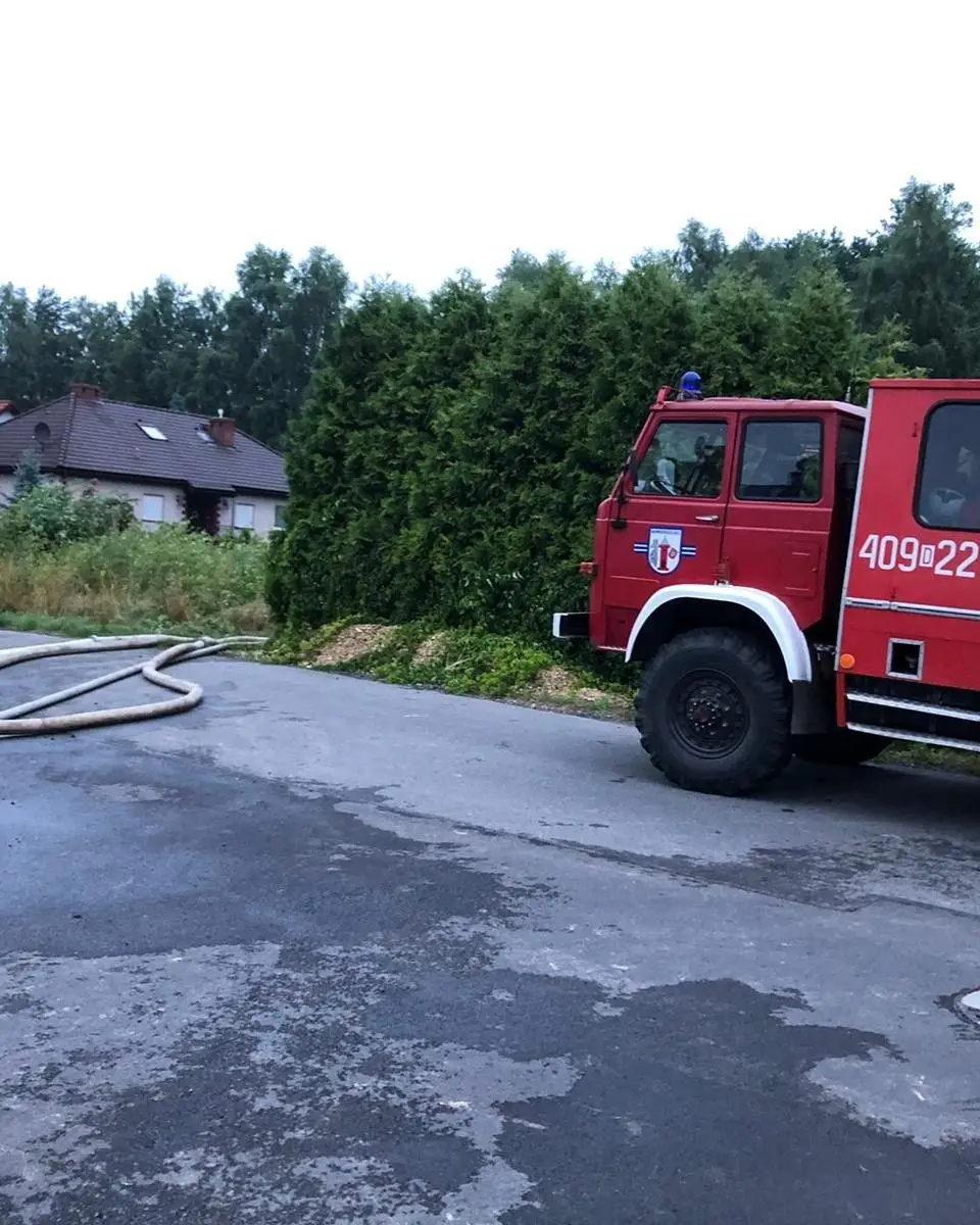Działania straży pożarnej z Nowogrodźca