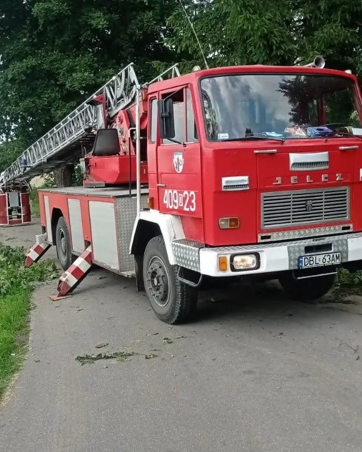 Działania straży pożarnej z Nowogrodźca