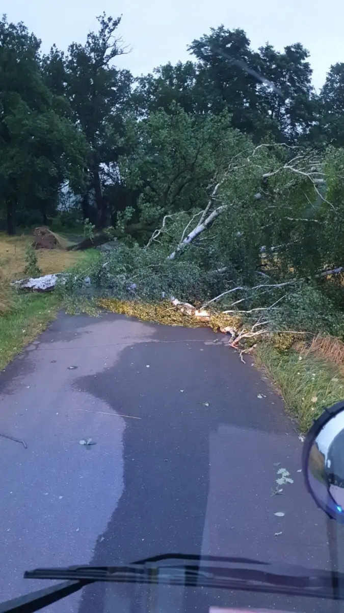 Działania strażaków po burzowym armegedonie