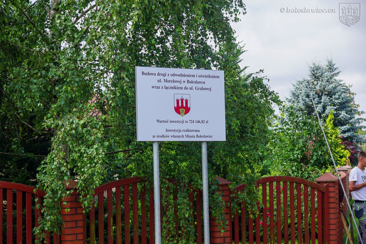 Powstaje droga przy ulicy Morelowej w Bolesławcu