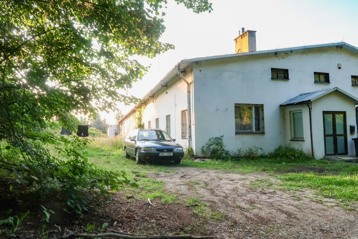 Budynki przy ulicy Leśnej w Bolesławcu