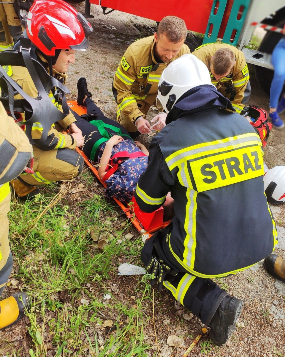 Ćwiczenia przy ulicy Modłowej w Bolesławcu
