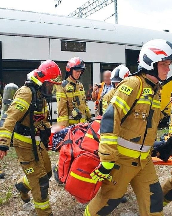 Ćwiczenia przy ulicy Modłowej w Bolesławcu