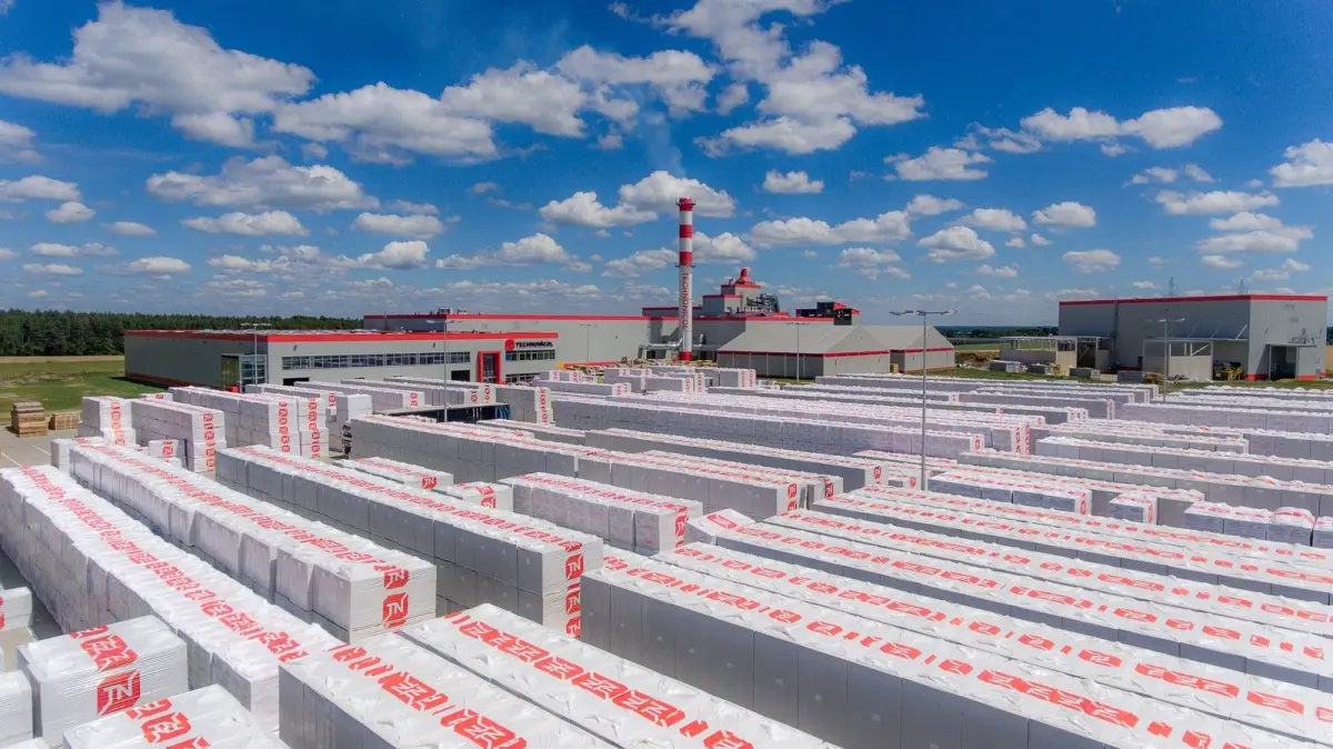 Fabryka wełny mineralnej w Wykrotach TECHNONICOL
