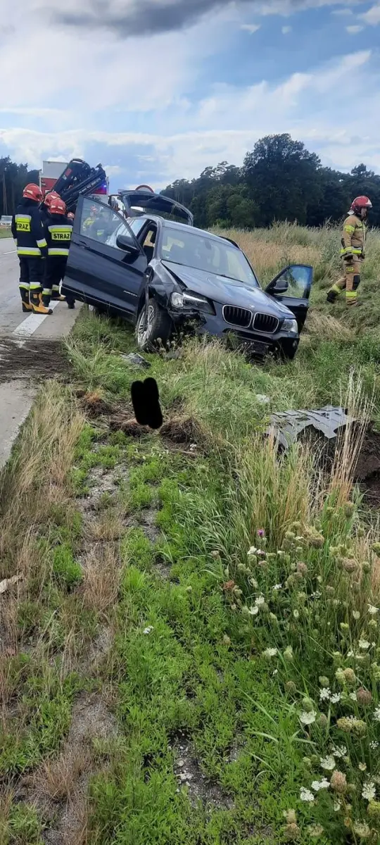 Akcja straży pożarnej na A4