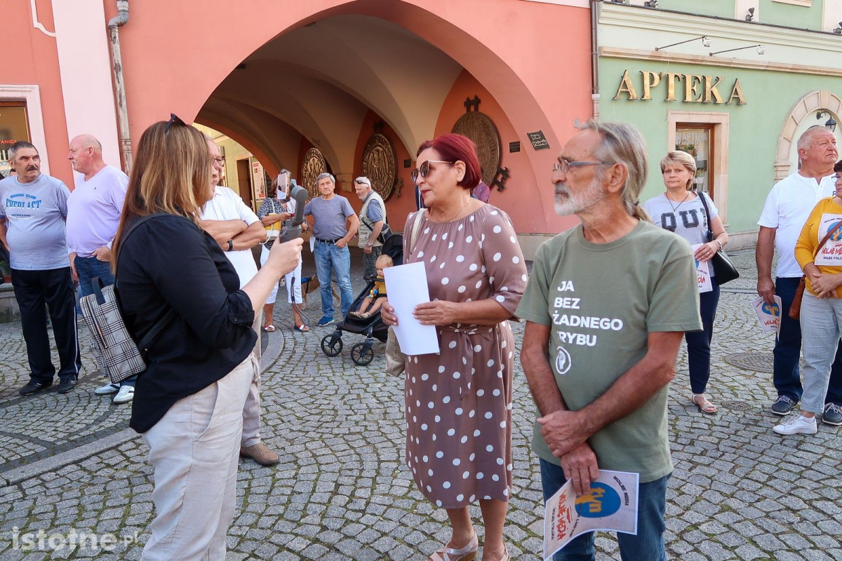 Protest w obronie TVN