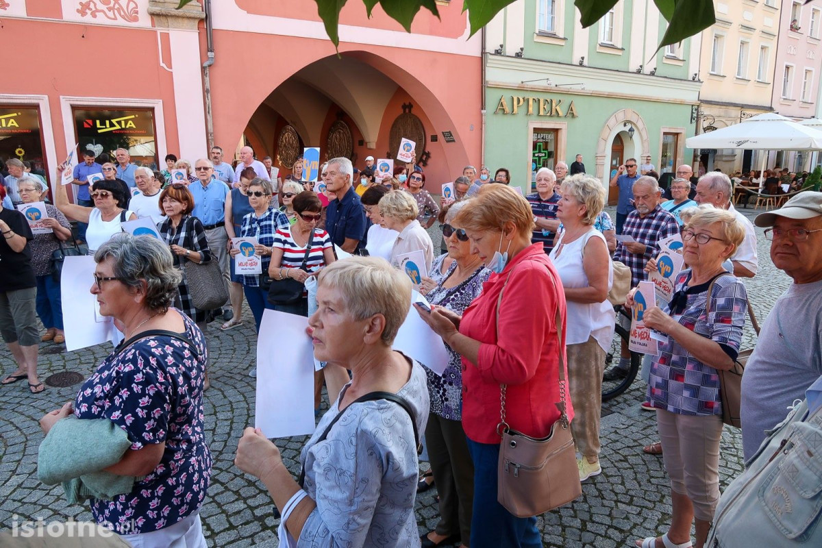 Protest w obronie TVN