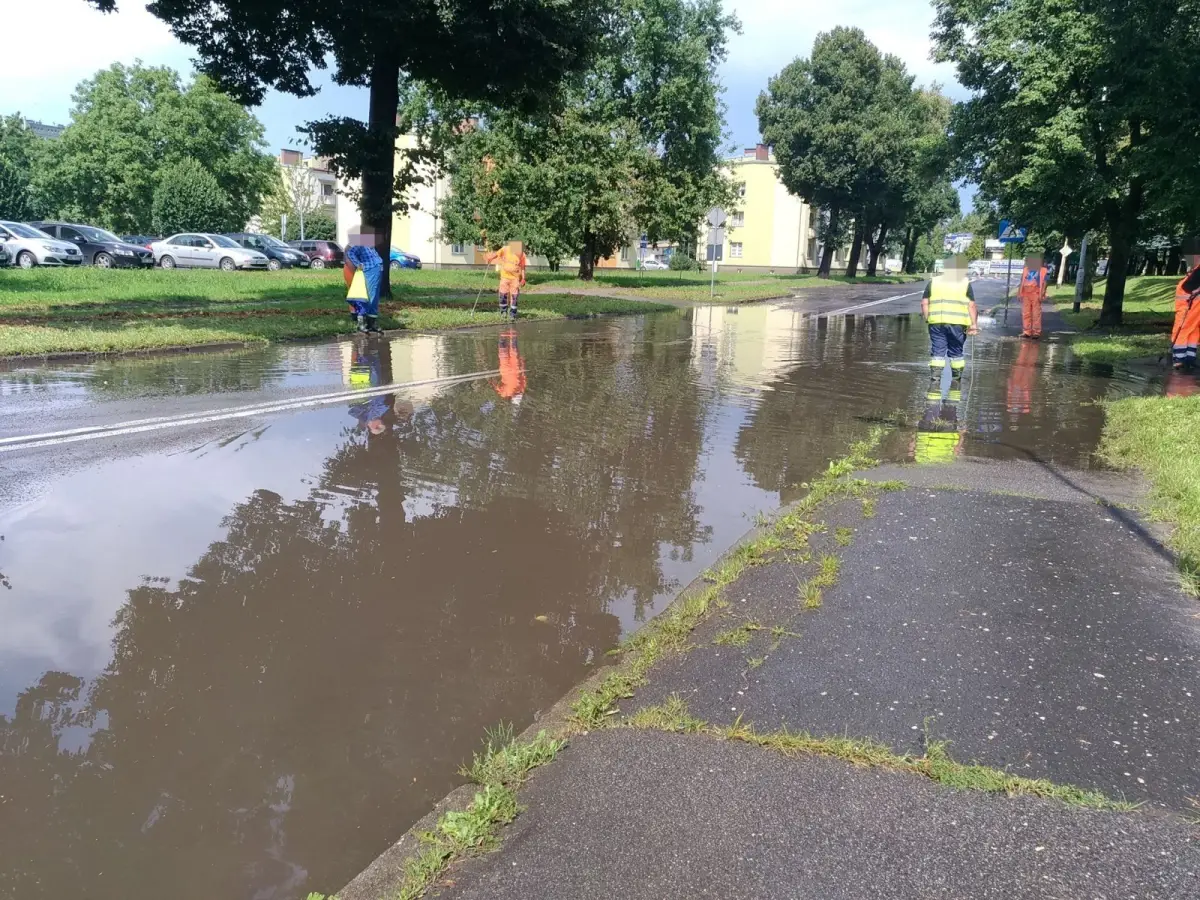 Efekty burzy, która przeszła nad Bolesławcem