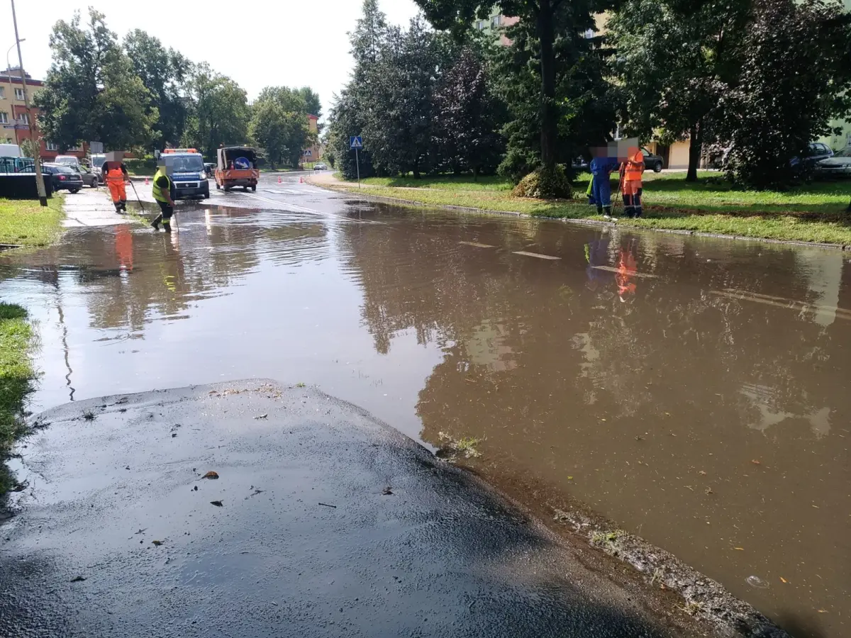 Efekty burzy, która przeszła nad Bolesławcem