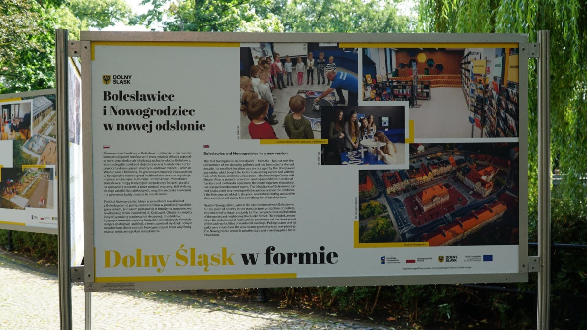 Wystawa plenerowa „Dolny Śląsk w formie” na bolesławieckich plantach