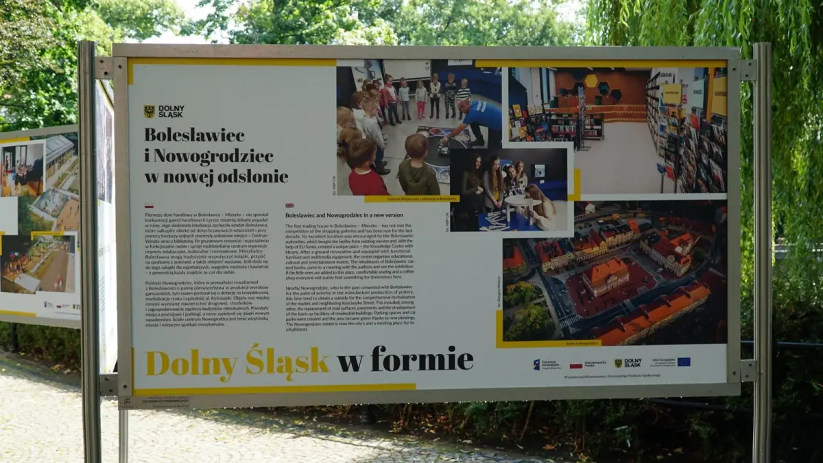 Wystawa plenerowa „Dolny Śląsk w formie” na bolesławieckich plantach