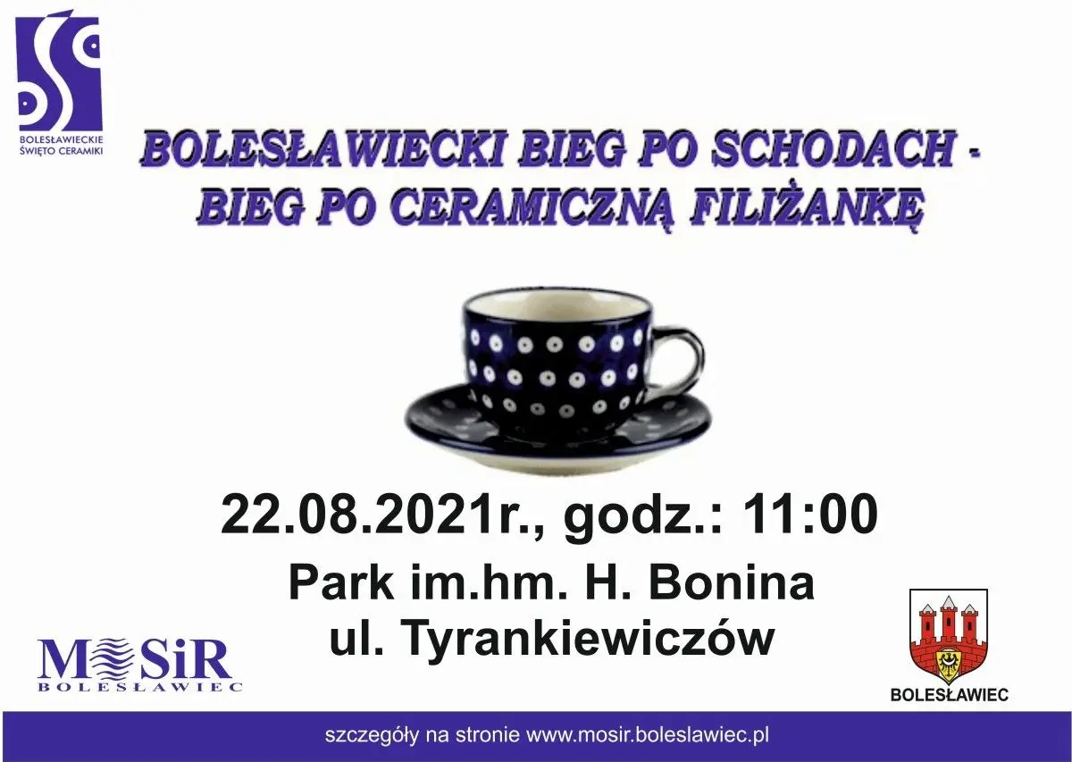 Bolesławiecki bieg po schodach - Bieg po ceramiczną filiżankę