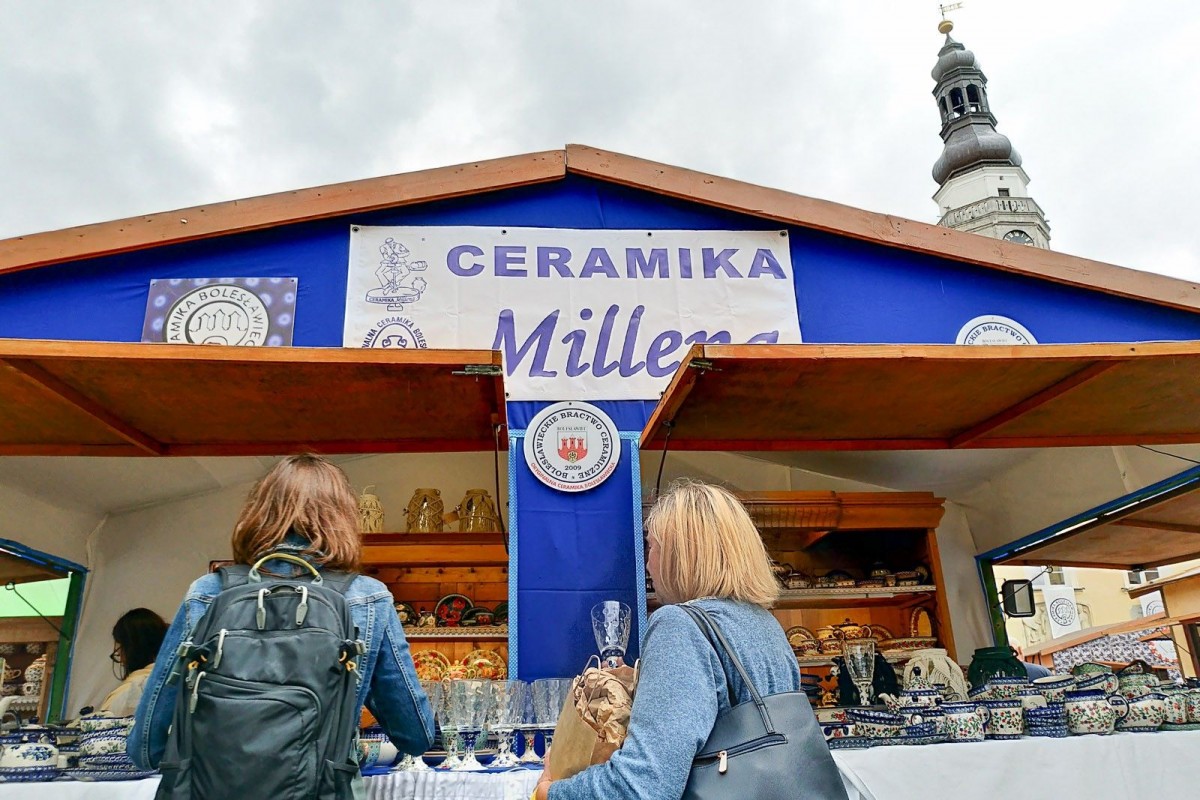 27. Bolesławieckie Dni Ceramiki dzień pierwszy targów