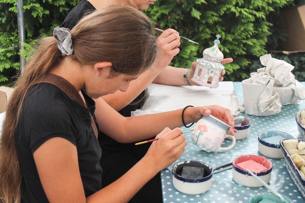 Ceramiczny ogród przy Ceramice Artystycznej