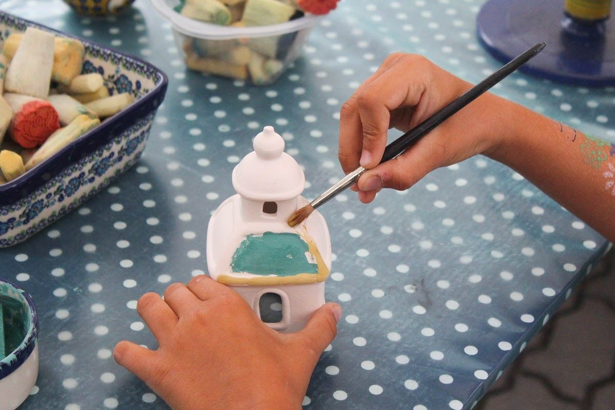 Ceramiczny ogród przy Ceramice Artystycznej