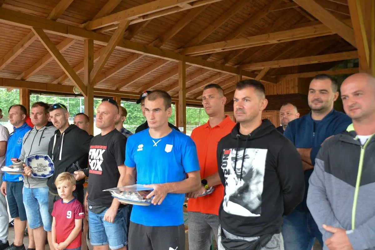 Mistrzostwa straży pożarnej w siatkówce plażowej w Bolesławcu – uroczystość finałowa