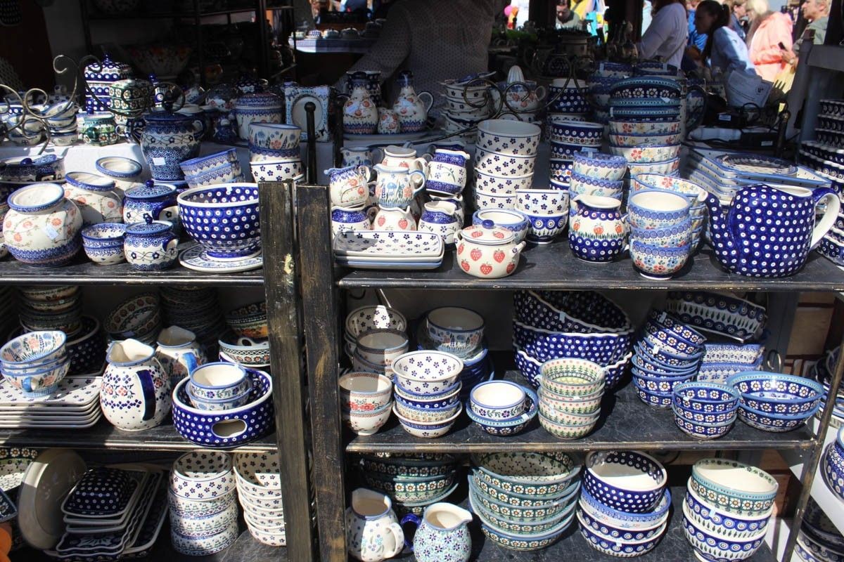 Targi ceramiczne na bolesławieckim rynku - piątek