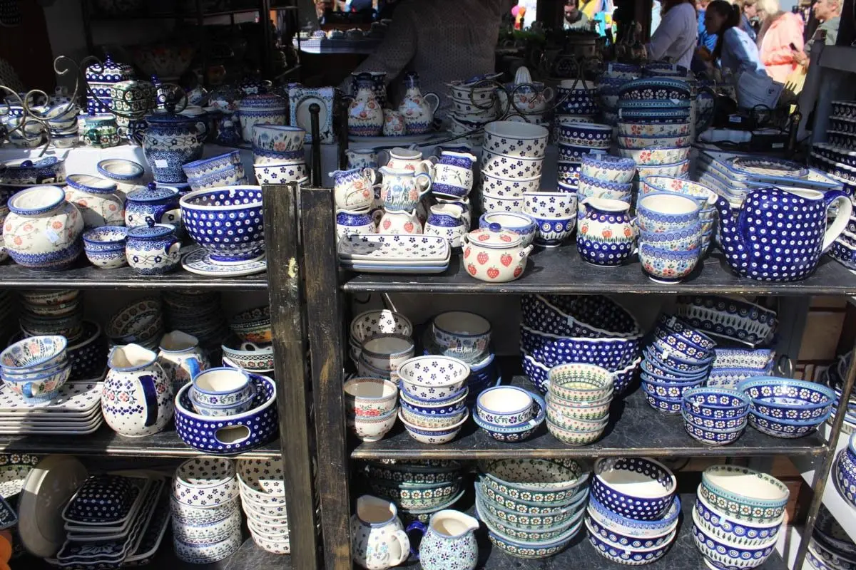 Targi ceramiczne na bolesławieckim rynku - piątek