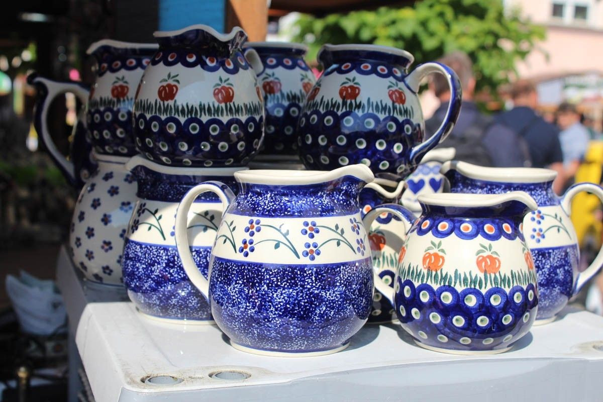 Targi ceramiczne na bolesławieckim rynku - piątek