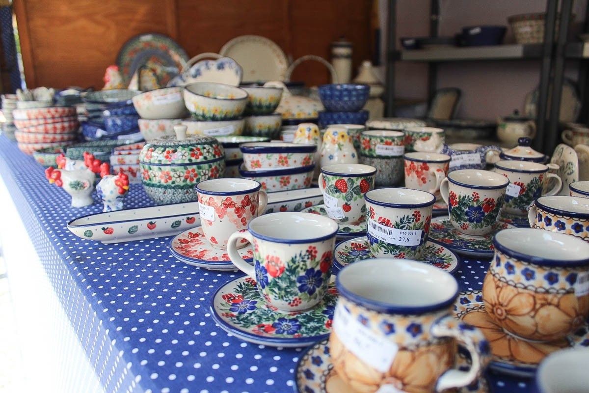 Targi ceramiczne na bolesławieckim rynku - piątek