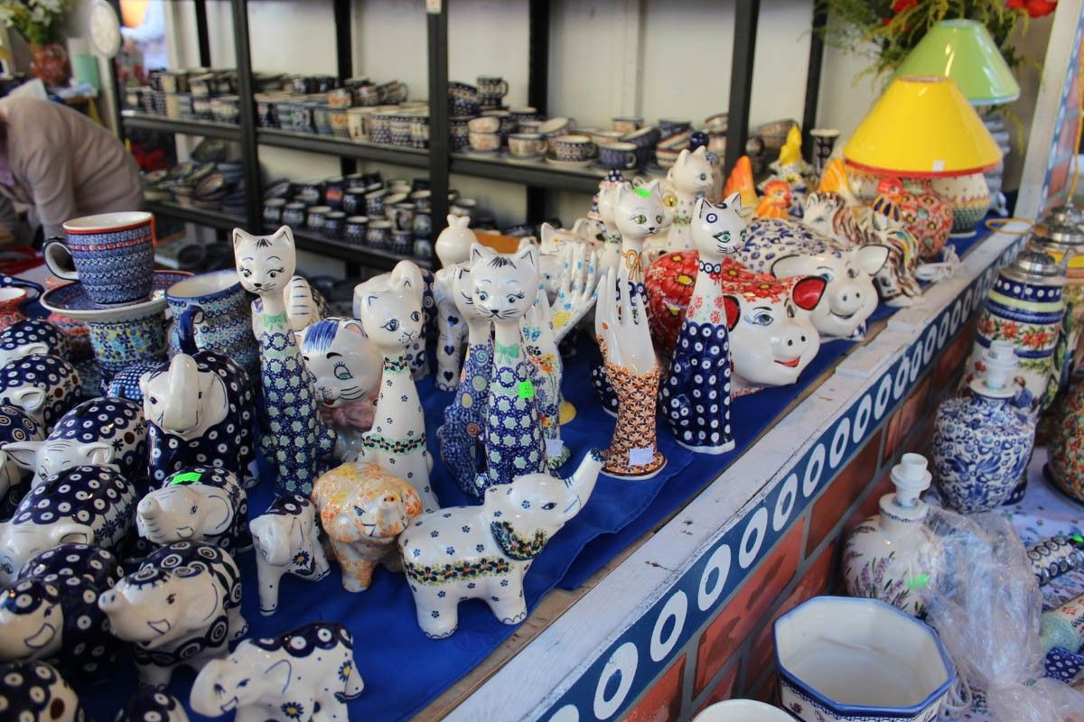 Targi ceramiczne na bolesławieckim rynku - piątek