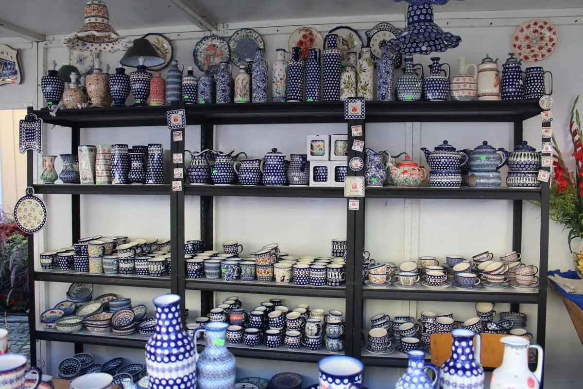 Targi ceramiczne na bolesławieckim rynku - piątek