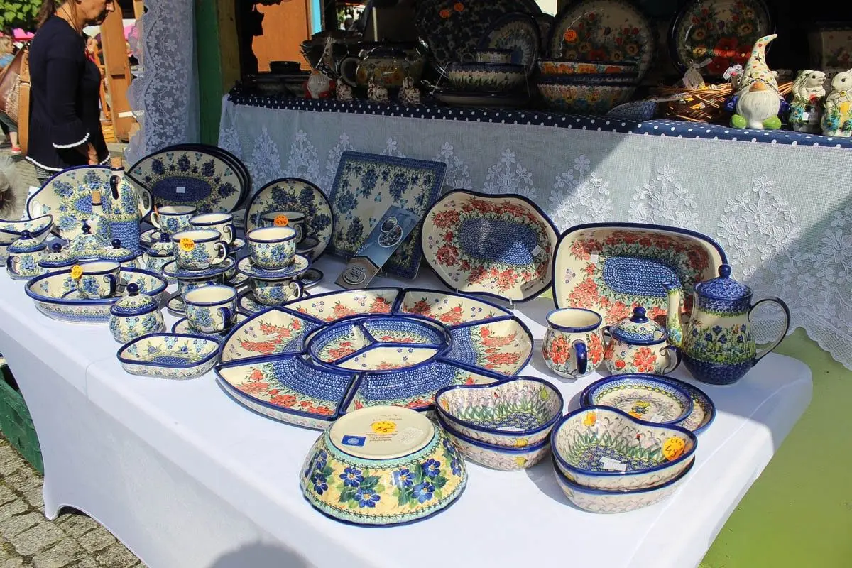 Targi ceramiczne na bolesławieckim rynku - piątek