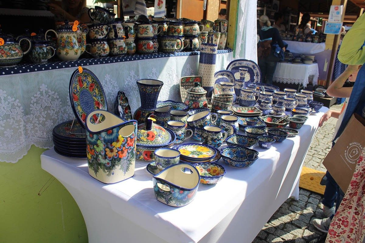 Targi ceramiczne na bolesławieckim rynku - piątek