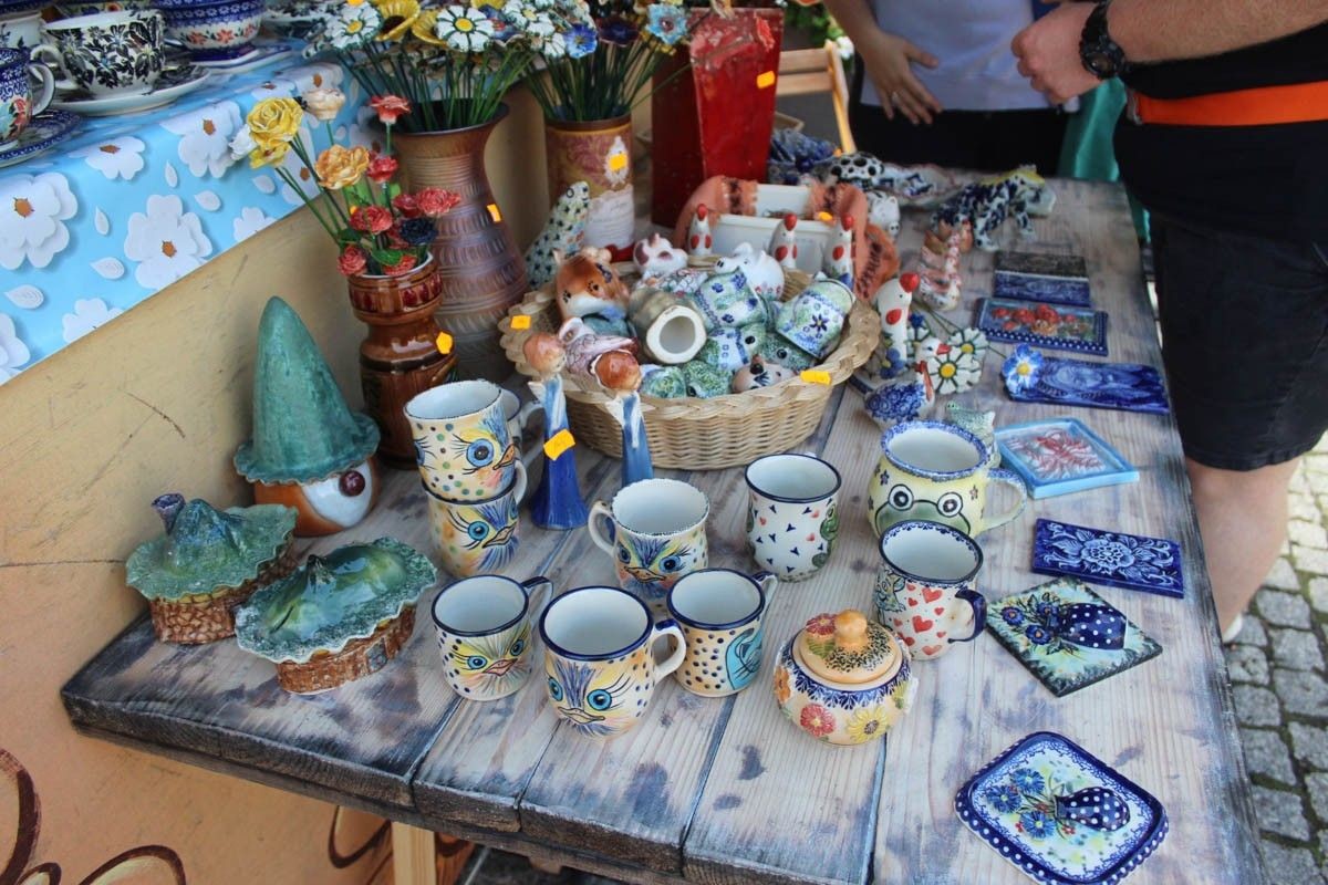 Targi ceramiczne na bolesławieckim rynku - piątek
