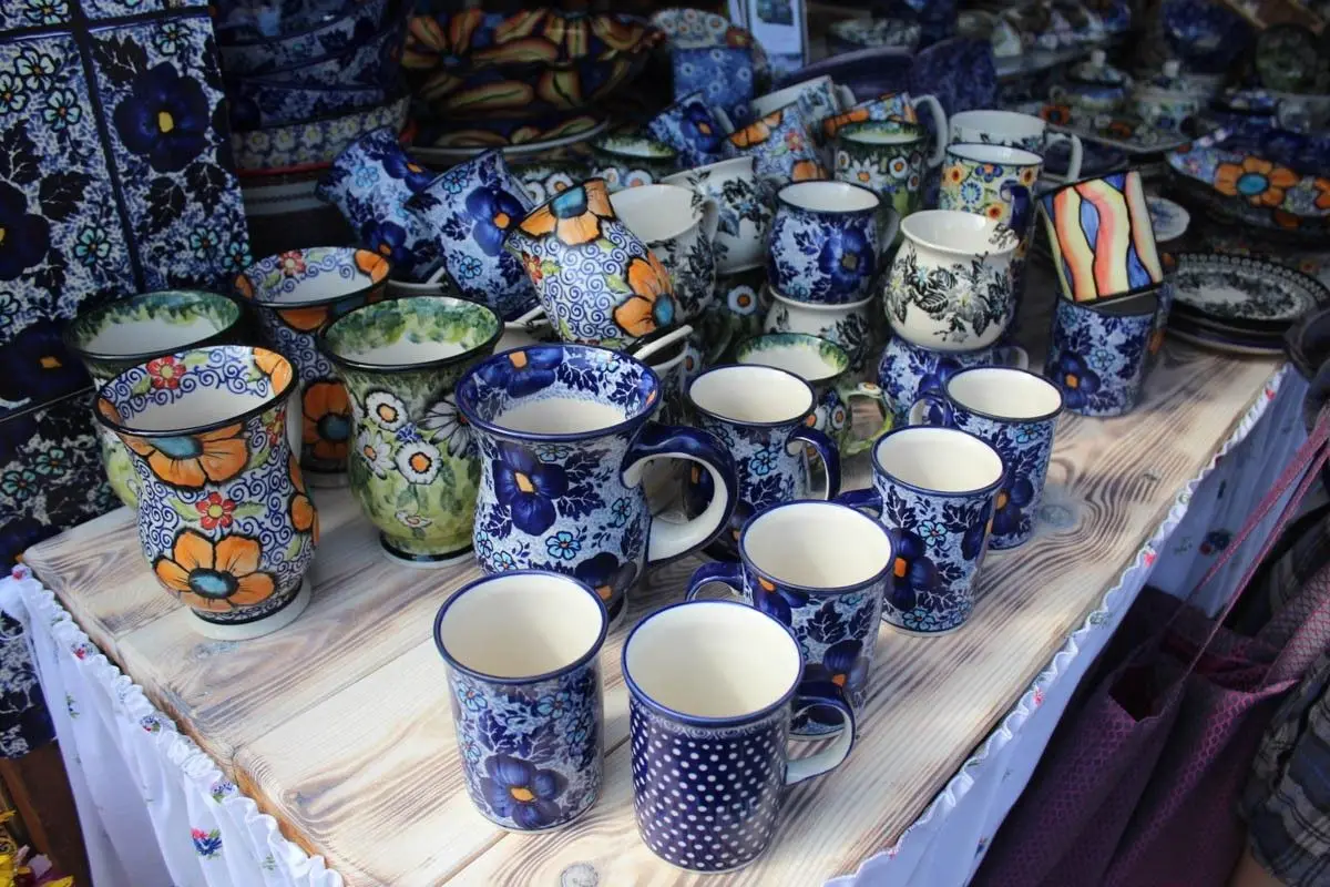 Targi ceramiczne na bolesławieckim rynku - piątek