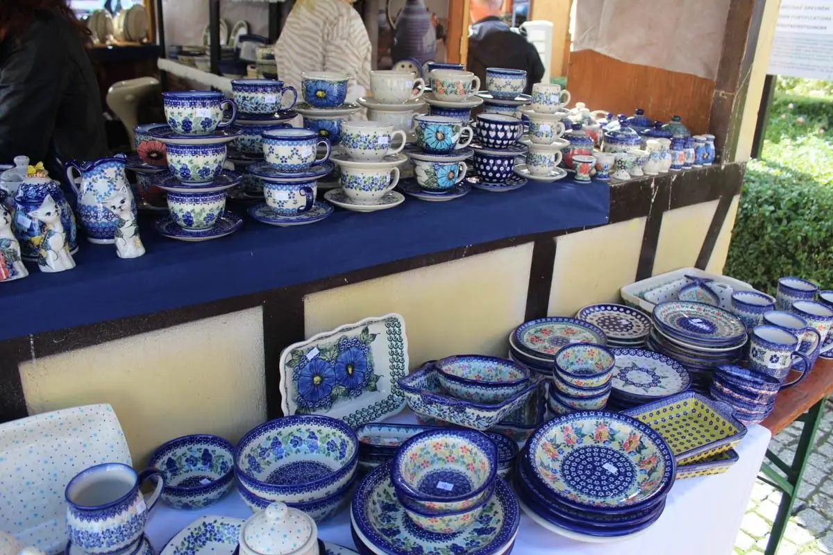 Targi ceramiczne na bolesławieckim rynku - piątek