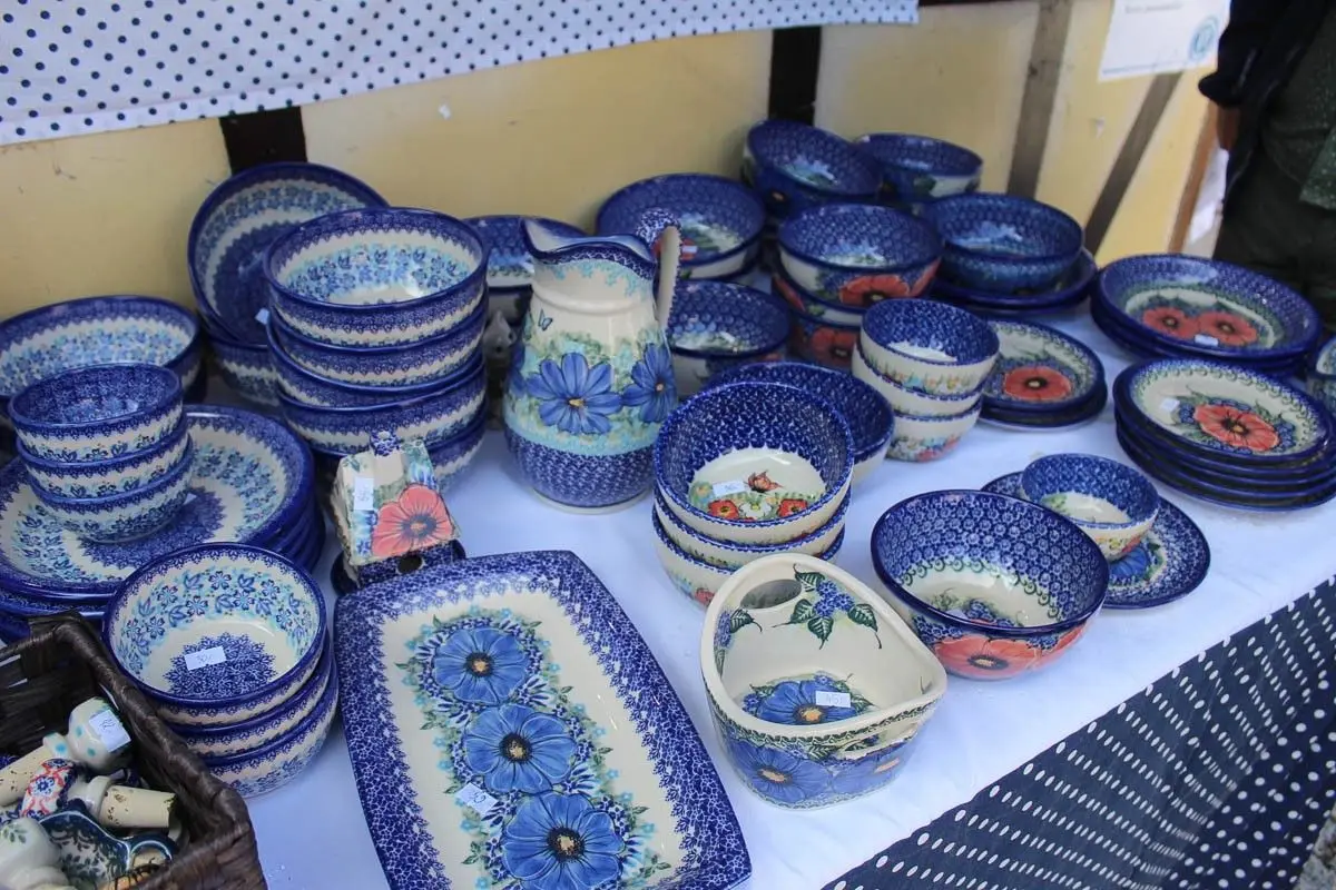 Targi ceramiczne na bolesławieckim rynku - piątek