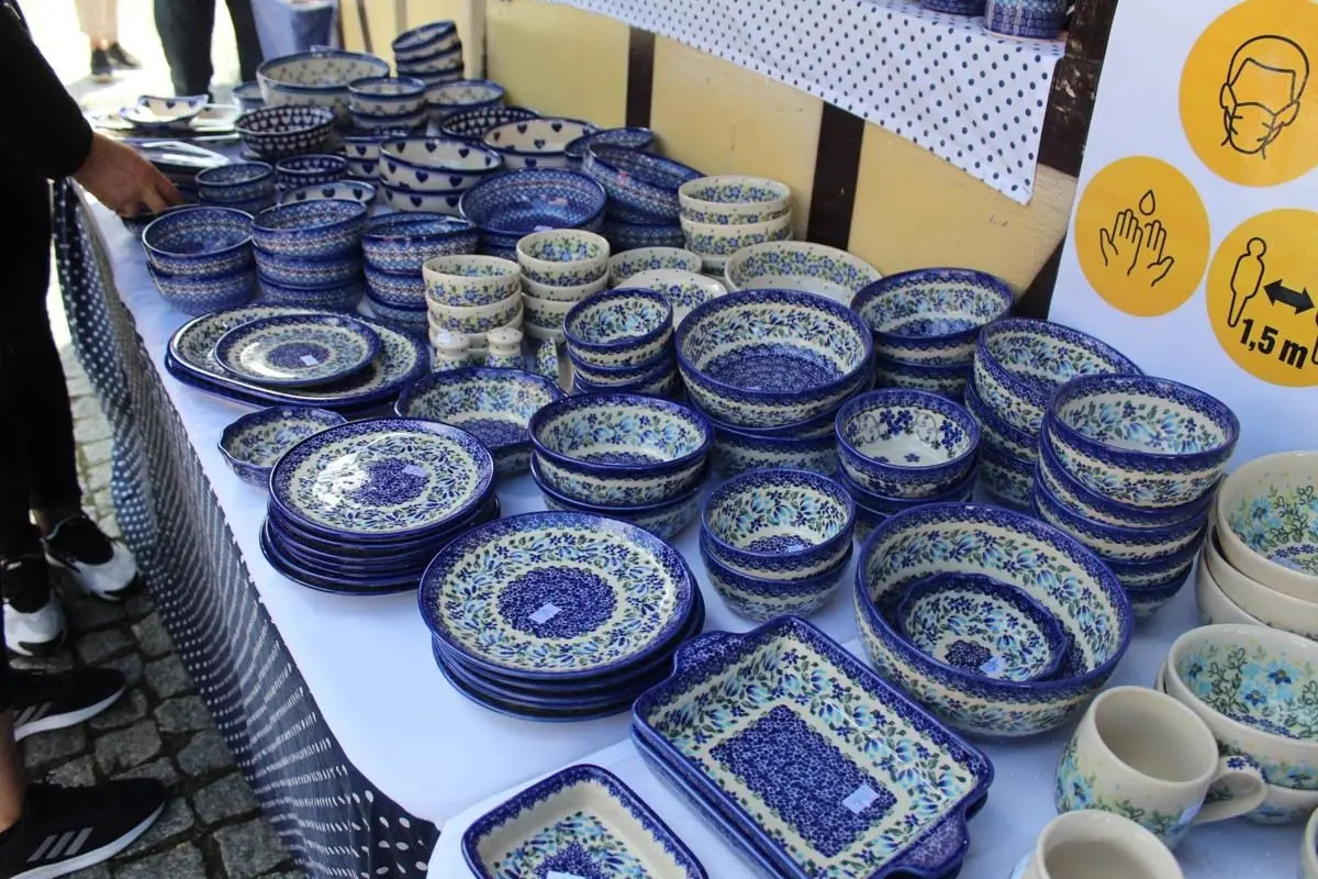 Targi ceramiczne na bolesławieckim rynku - piątek